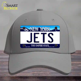 Jets New York State Novelty License Plate Hat Cotton / Gray