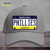 Phillies Pennsylvania State Novelty License Plate Hat Cotton / Gray