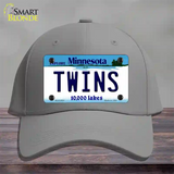 Twins Minnesota State Novelty License Plate Hat Cotton / Gray