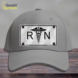 RN Novelty License Plate Hat Cotton / Gray