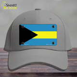 Bahamas Flag Novelty License Plate Hat Cotton / Gray