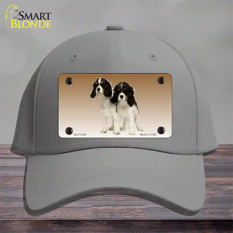 Cavalier King Charles Spaniel Dog Novelty License Plate Hat Cotton / Gray