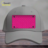 Diamond Pink Novelty License Plate Hat Cotton / Gray