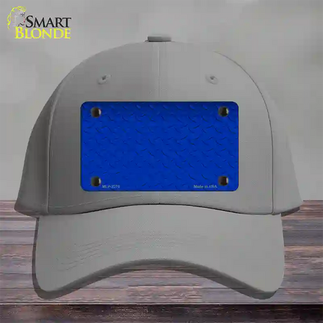 Diamond Blue Novelty License Plate Hat Cotton / Gray