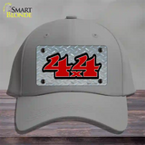 4 X 4 Diamond Novelty License Plate Hat Cotton / Gray