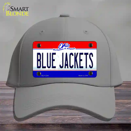 Blue Jackets Ohio State Novelty License Plate Hat Cotton / Gray