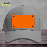 Orange Solid Novelty License Plate Hat Cotton / Gray