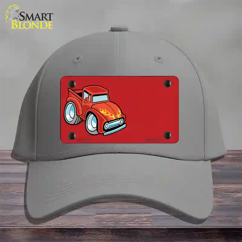 Cartoon Classic Effie Offset Novelty License Plate Hat Cotton / Gray