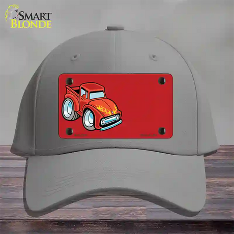 Cartoon Classic Effie Offset Novelty License Plate Hat Cotton / Gray