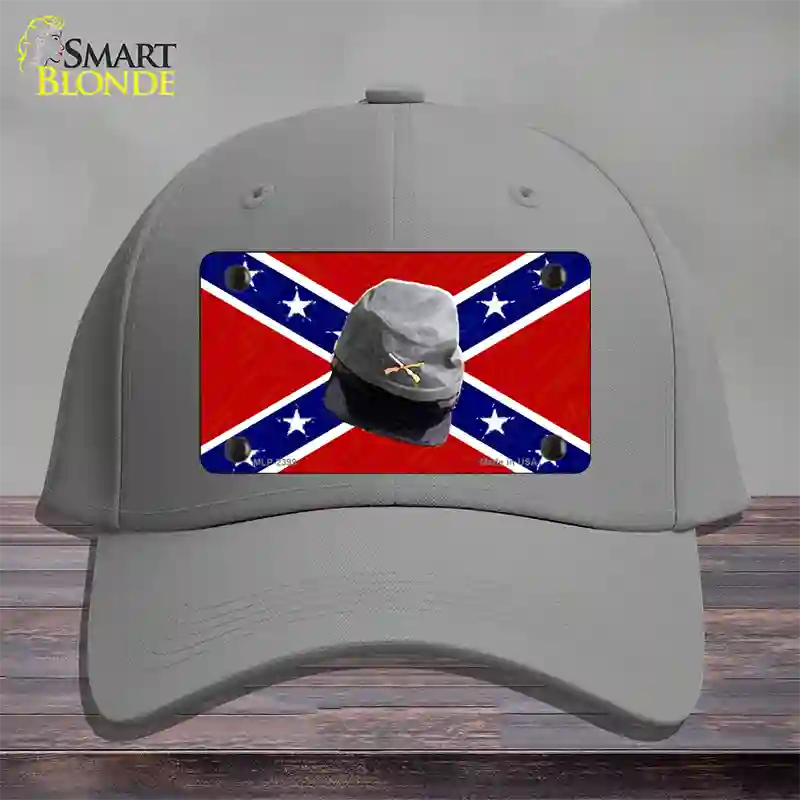 Confederate Army Cap Novelty License Plate Hat Cotton / Gray