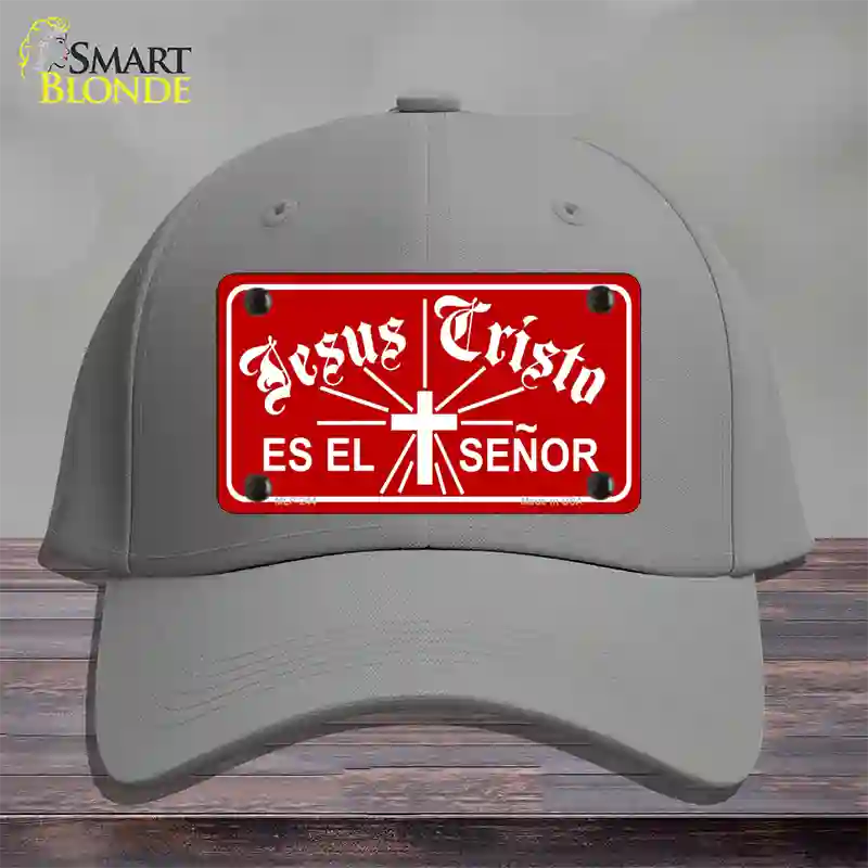 Jesus Cristo Novelty License Plate Hat Cotton / Gray