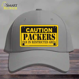 Caution Packers Novelty License Plate Hat Cotton / Gray