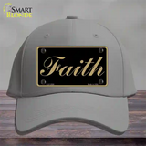 Faith Novelty License Plate Hat Cotton / Gray