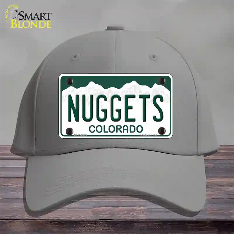 Nuggets Colorado State Novelty License Plate Hat Cotton / Gray