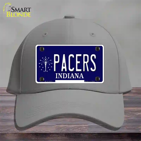 Pacers Indiana State Novelty License Plate Hat Cotton / Gray