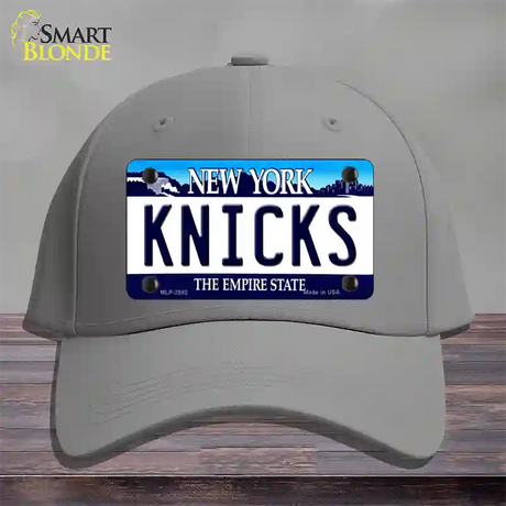 Knicks New York State Novelty License Plate Hat Cotton / Gray