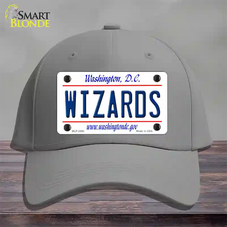 Wizards Washington DC State Novelty License Plate Hat Cotton / Gray