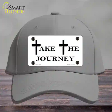 Take The Journey Vanity Novelty License Plate Hat Cotton / Gray