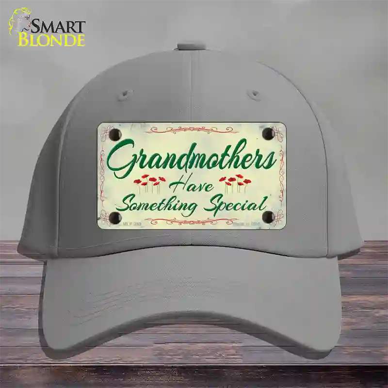 Grandmothers Something Special Novelty License Plate Hat Cotton / Gray