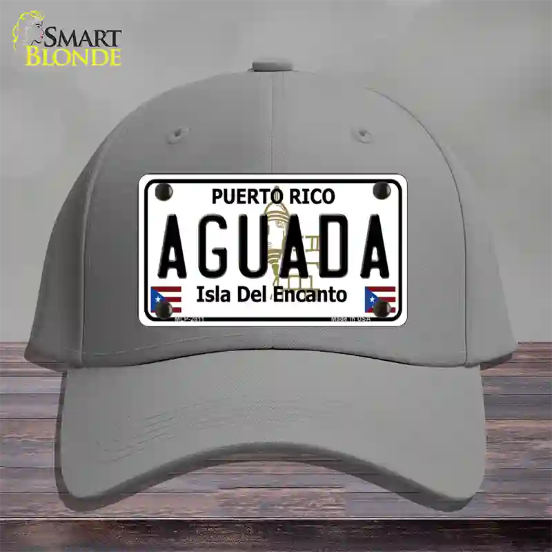 Aguada Puerto Rico Novelty License Plate Hat Cotton / Gray