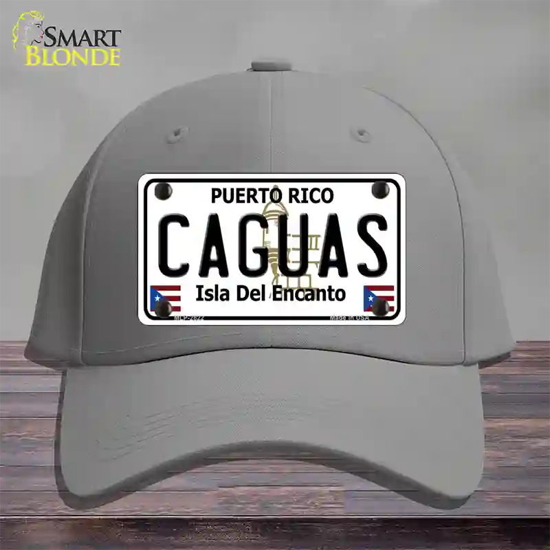 Caguas Novelty License Plate Hat Cotton / Gray