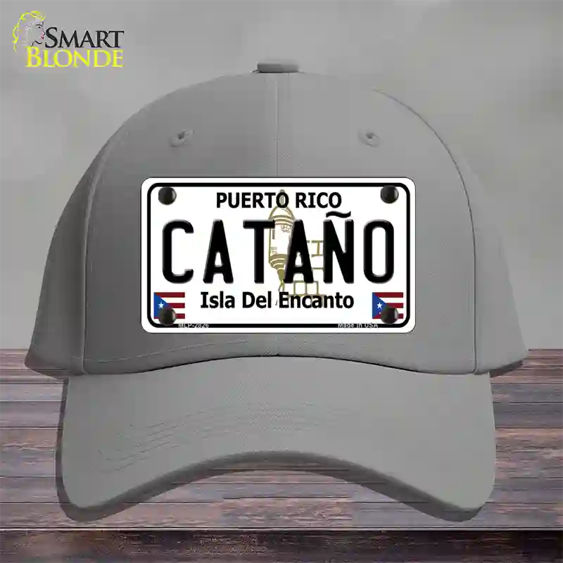 Catano Puerto Rico Novelty License Plate Hat Cotton / Gray