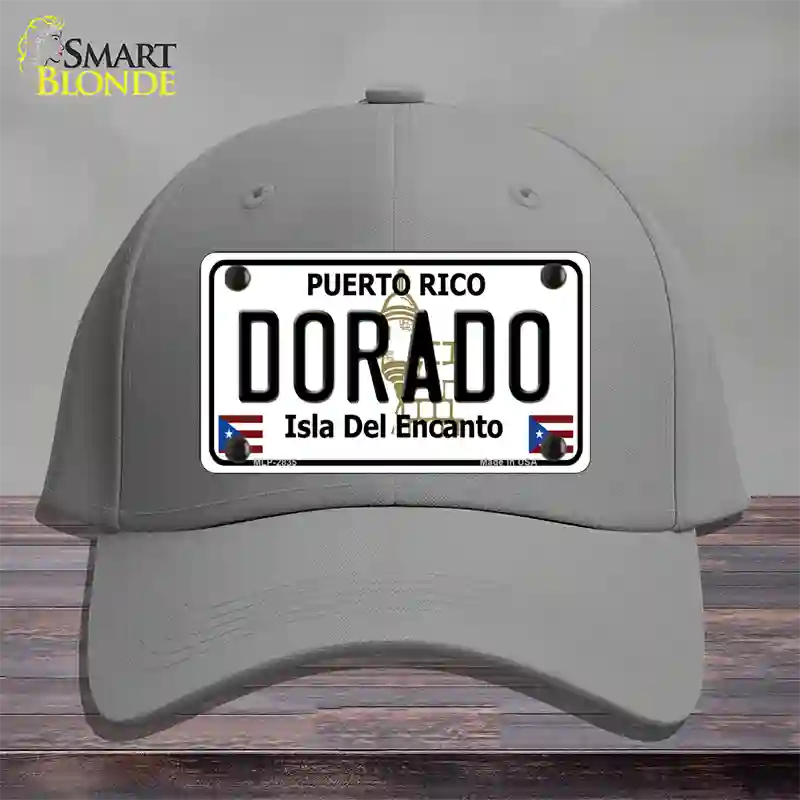 Dorado Novelty License Plate Hat Cotton / Gray