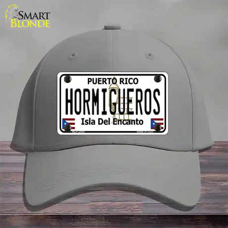 Hormiguesros Puerto Rico Novelty License Plate Hat Cotton / Gray