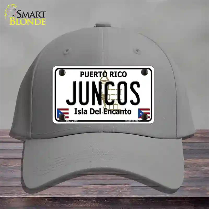 Juncos Puerto Rico Novelty License Plate Hat Cotton / Gray