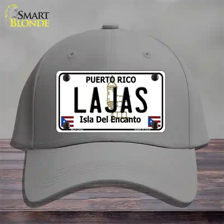 Lajas Puerto Rico Novelty License Plate Hat Cotton / Gray