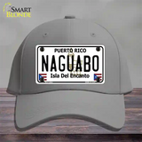 Naguabo Puerto Rico Novelty License Plate Hat Cotton / Gray