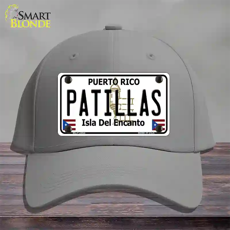 Patillas Puerto Rico Novelty License Plate Hat Cotton / Gray