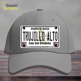 Trujillo Alto Puerto Rico Novelty License Plate Hat Cotton / Gray