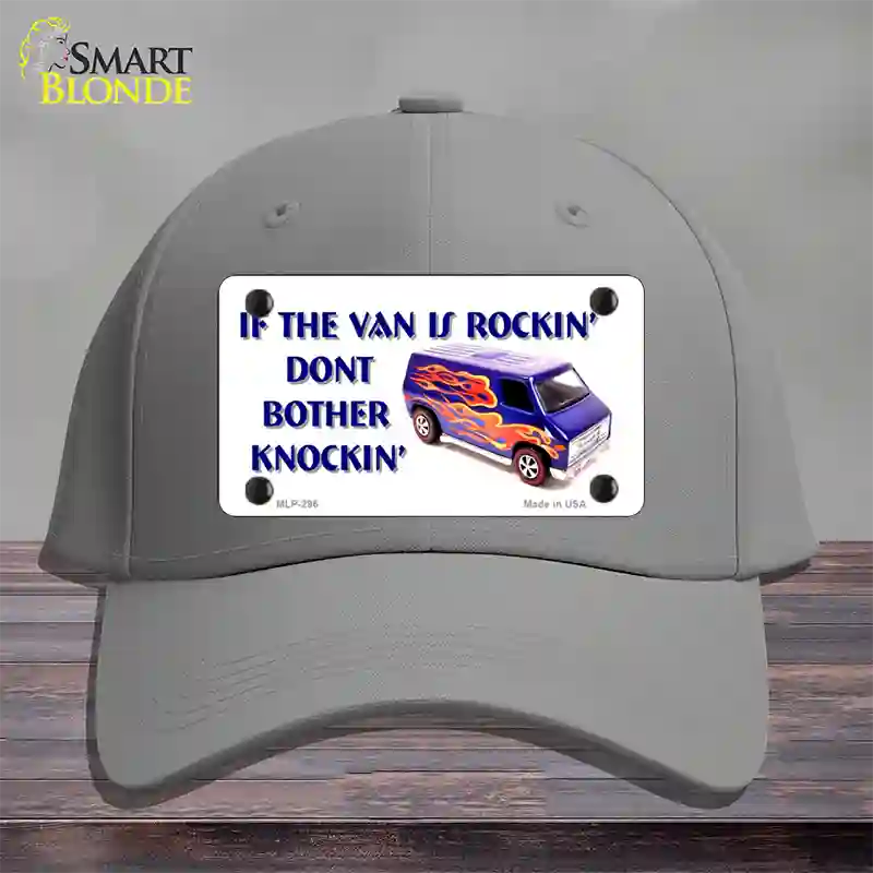 If Vans Rockin Novelty License Plate Hat Cotton / Gray