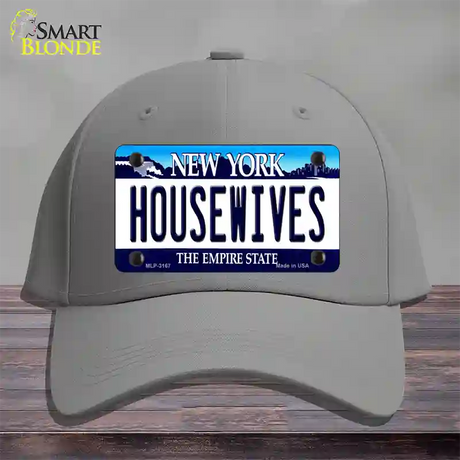 Housewives New York Novelty License Plate Hat Cotton / Gray