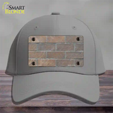 Brick Wall Novelty License Plate Hat Cotton / Gray