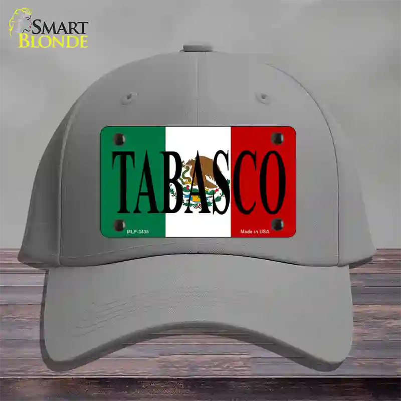 Tabasco Novelty License Plate Hat Cotton / Gray