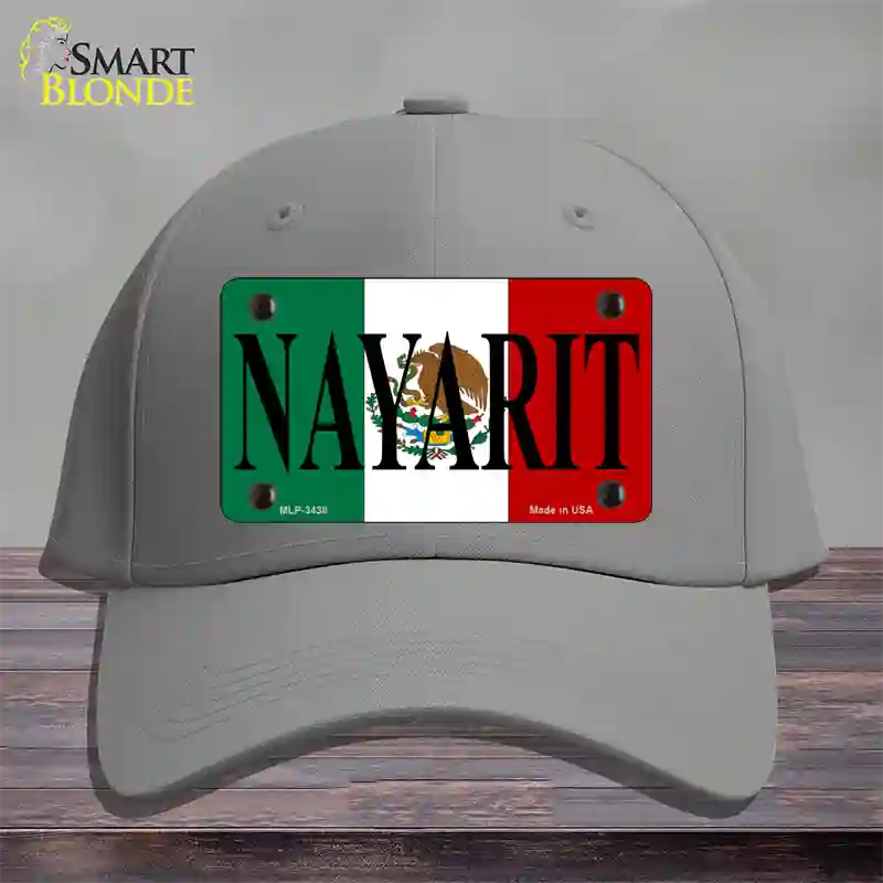 Nayarit Novelty License Plate Hat Cotton / Gray