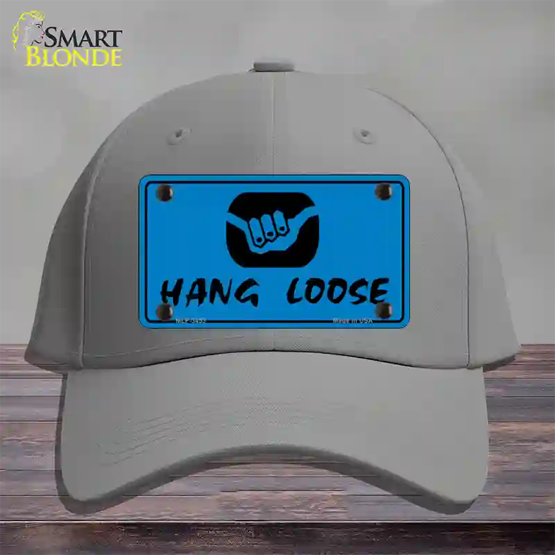 Hang Loose Novelty License Plate Hat Cotton / Gray