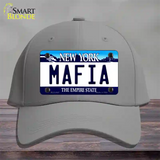 Mafia New York Novelty License Plate Hat Cotton / Gray