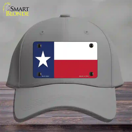 Texas State Flag Novelty License Plate Hat Cotton / Gray