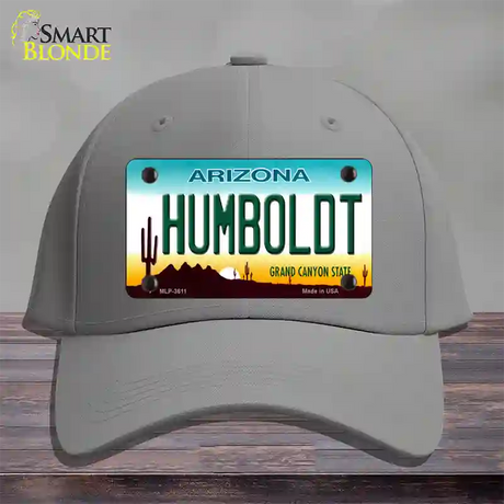 Humboldt Arizona Novelty License Plate Hat Cotton / Gray
