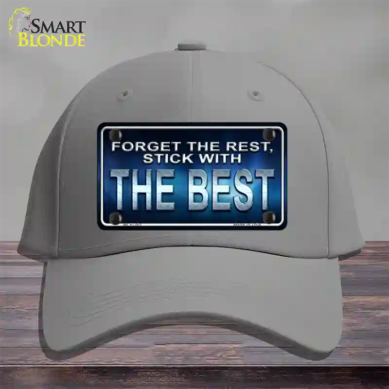 Forget The Rest Novelty License Plate Hat Cotton / Gray