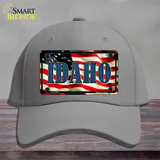 Idaho USA Novelty License Plate Hat Cotton / Gray