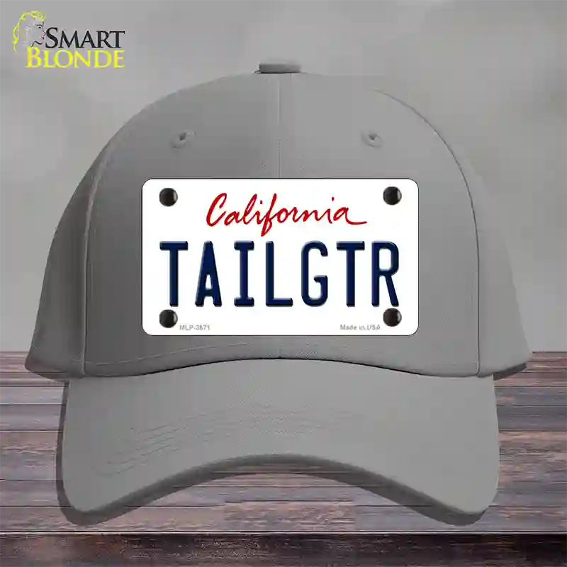 Tailgtr California Novelty License Plate Hat Cotton / Gray