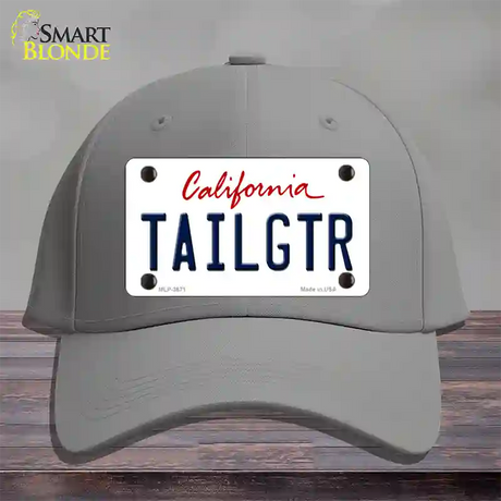 Tailgtr California Novelty License Plate Hat Cotton / Gray