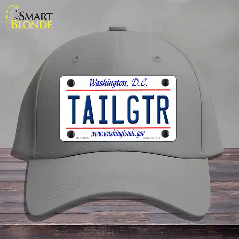 Tailgtr Washington DC Novelty License Plate Hat Cotton / Gray