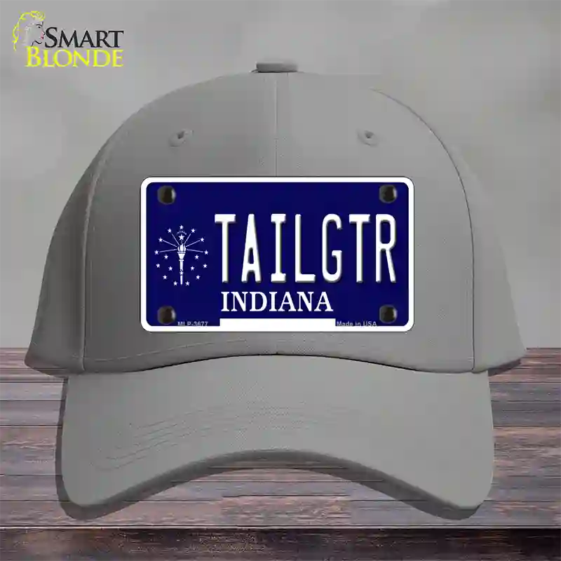 Tailgtr Indiana Novelty License Plate Hat Cotton / Gray