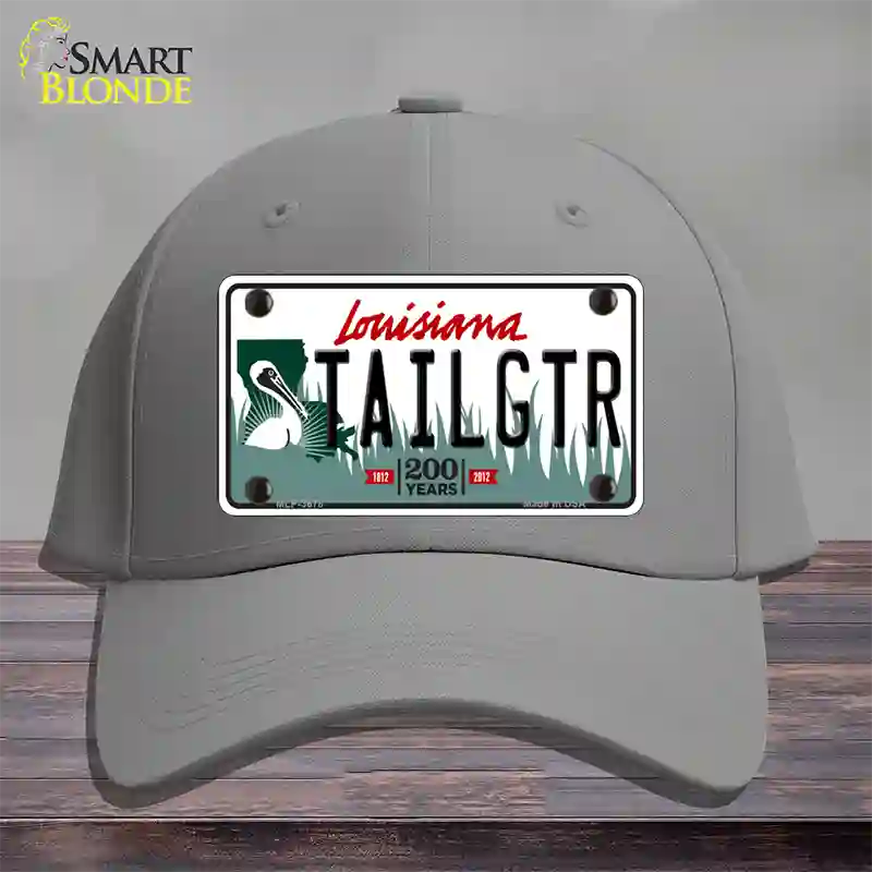 Tailgtr Louisiana Novelty License Plate Hat Cotton / Gray