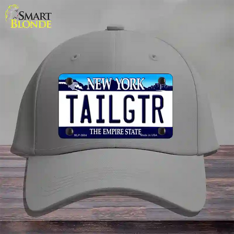 Tailgtr New York Novelty License Plate Hat Cotton / Gray